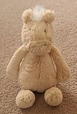 Jellycat Small Bashful Honey / White Pony Horse Soft Toy 