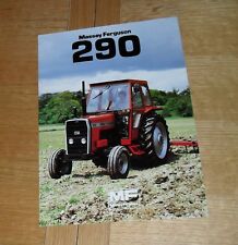Massey Ferguson 290 Tractor Brochure Flyer 1984