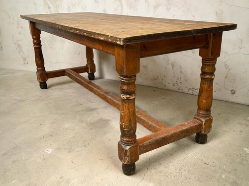 Vintage pine plank top - vintage,