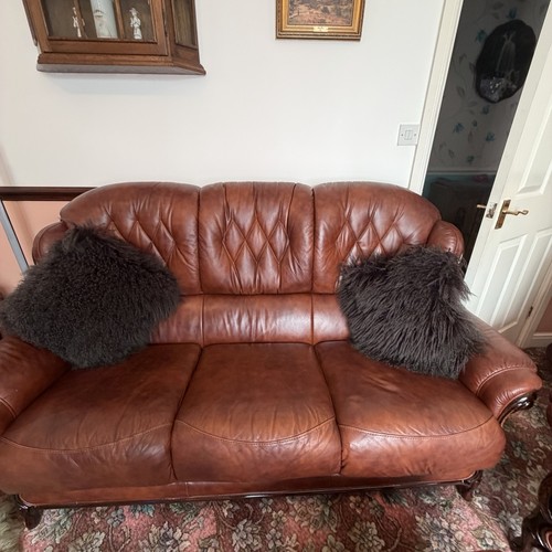 Genuine italian leather sofa - leather,