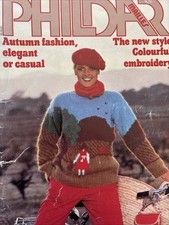 Phildar No. 68 52 Ladies & Mens Patterns Jackets, Sweaters, Waistcoats, Dresses