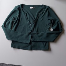 Hollister Deep Green Ribbed