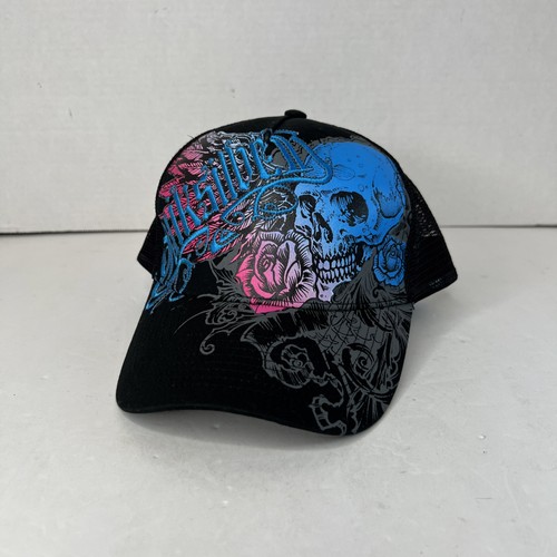 Quicksilver skull snapback hat - snapback,