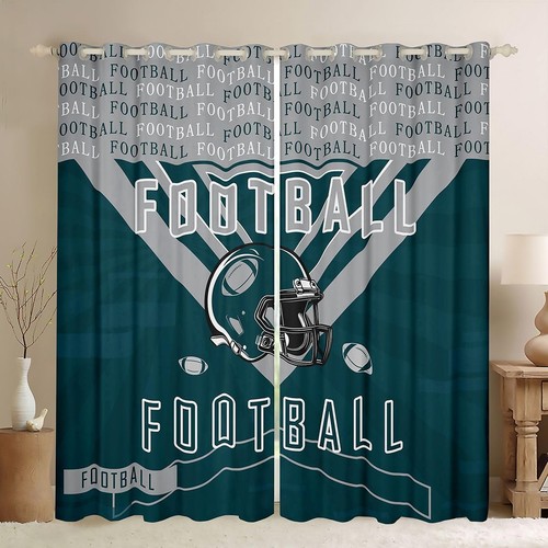 Football curtain panels 52 - curtain, panels,