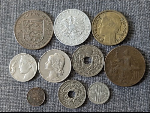 Vintage world coin collection - vintage,