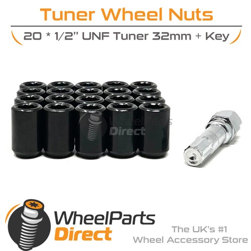 Wheel nuts tuner black - wheel,