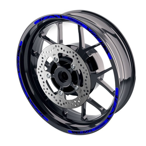 Blue w01b wheel sticker - w01b, race