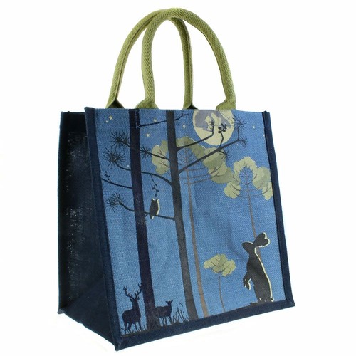 Moonlight jute shopping bag - moonlight,