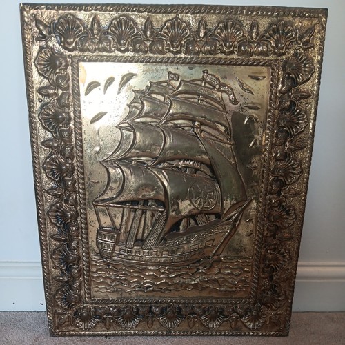 Vintage embossed brass - vintage,