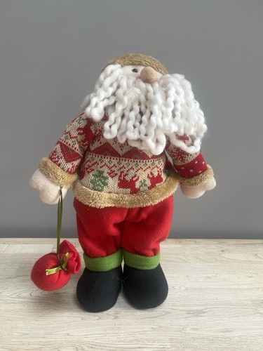 Standing santa figure - santa, holding