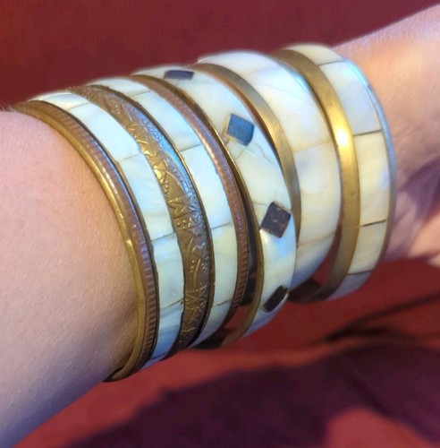 Brass mother of pearl - mother,