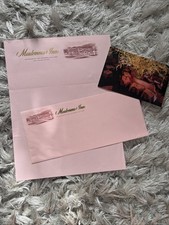 Madonna Inn California USA Vintage Hotel Writing Paper Envelope & Postcard Pink