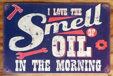 Smell of Oil in the morning