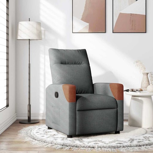 Recliner chair dark grey - recliner,