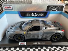 Ferrari 458 Speciale Dark Grey MAISTO 1:18 Scale Die-Cast Model Car