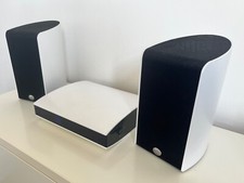 Linn Kiko DSM streaming hifi system with Active Speakers, in white. Boxed.