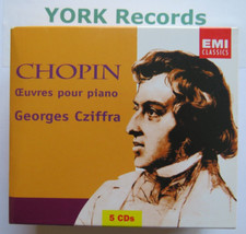 CHOPIN - Oeuvres Pour Piano / Piano Works  GEORGES CZIFFRA - Ex Con 5 CD Set EMI