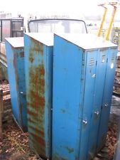 ALL STEEL LOCKERS USED EX ARMY SURPLUS IDEAL FILM PR0PS ETC   SOME RUST  CHOICE