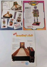 Vintage 1980's IGOA S.A. Spain Amusements Arcade Machines Flyers Robby Robot