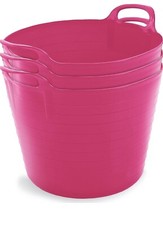 2 x 42 Litre Large Flexi Tub