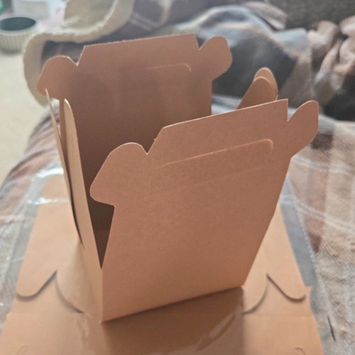 Brown kraft cardboard gift - cardboard,