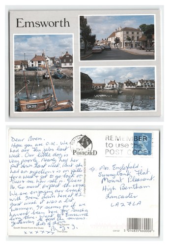 Postcard emsworth quay and - -,