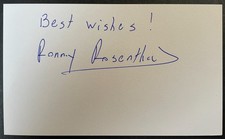 Ronny Rosenthal Signed