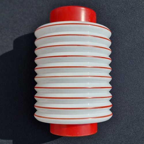 Vintage 1950s white glass