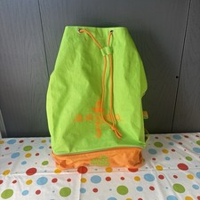 LIDO de Roma Drawstring Backpack Lime Green, Orange