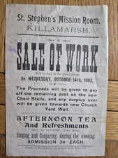 KILLAMARSH 1903 Sale of Work