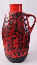 Jopeko Keramik, Large Vintage West German Ceramic Fat Lava Vase