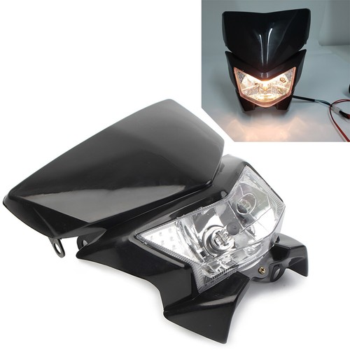 Motorcycle front headlight - front,