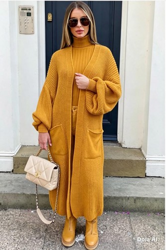Women chunky knitted oversized - women,