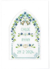 Turquoise Wedding Cross stitch