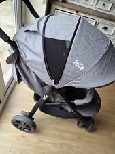 Joie Litetrax  3 Wheeler Stroller/Pushchair -Grey Flannel.