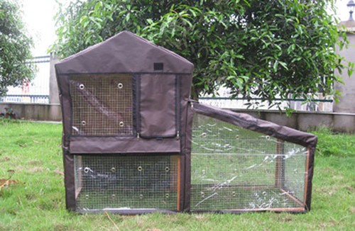 Bunny business hutch cover - hutch, to
