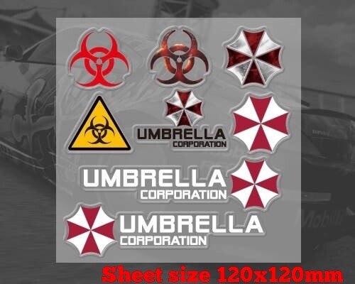 Umbrella corporation set - 8x,
