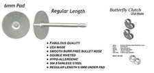 2160 x 6mm USA Studs - Butterfly Clutch
