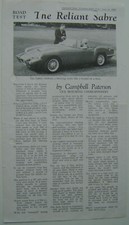 Reliant Sabre Period Reprinted