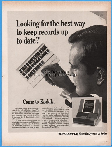 1968 eastman kodak recordak - 1968,