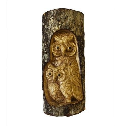 Owl family hand - owl, tree
