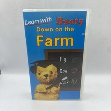 Learn with Sooty down on the farm VHS VIDEO PAL