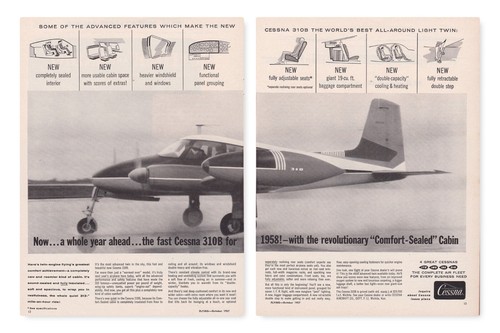 1958 cessna 310 - 310, aircraft
