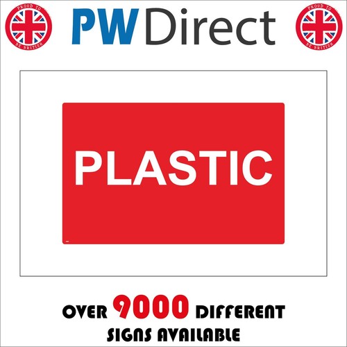 Cs207 plastic recycling sign - cs207,