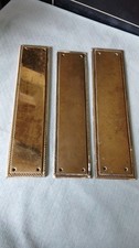3 Brass Finger/Push Plates