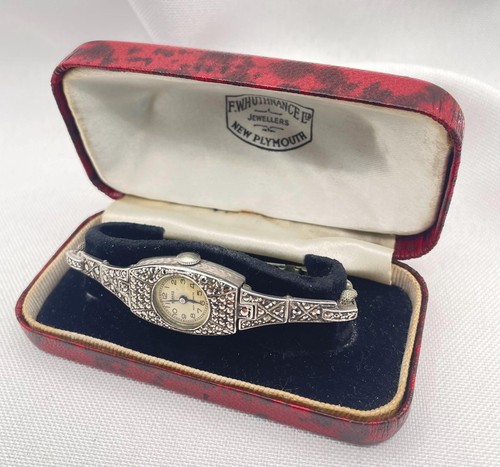 1940s art deco marcasite - art,