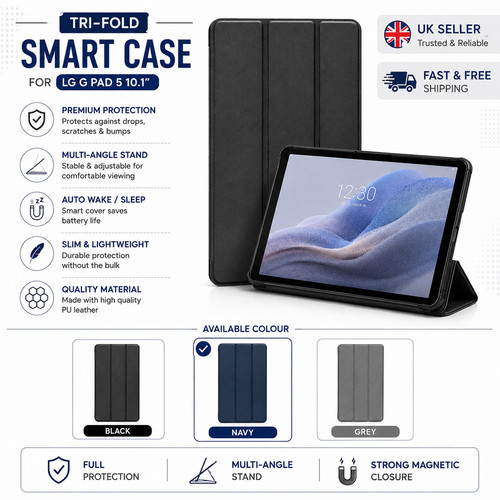 Leather smart case for ipad - smart,