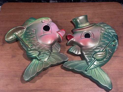 Vtg mrs fish - vtg, chalkware