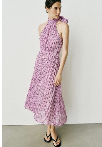 Zara polka dot crinkled effect - dot,