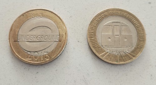 Two pound coins london - £2,